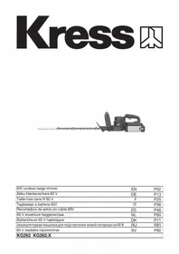 Notice KRESS KG262.9 Heggenschaar