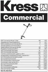 Notice KRESS KC170.9 Ruohotrimmeri