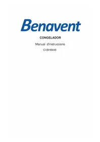 Notice Benavent CVBH8448 Congelador