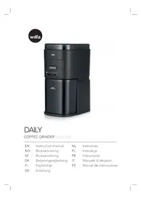 Notice WILFA DAILY CG2G-260 Kaffekværn