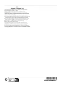 Notice WHIRLPOOL W 204 FO Congélateur