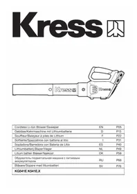 Notice KRESS KG541E.9 Souffleur
