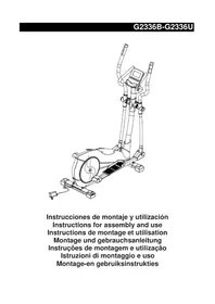 Notice BH FITNESS G2336B Bicicletta ellittica