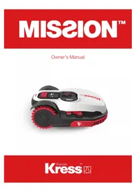 Notice KRESS MISSION 1000 KR120E Tondeuse à gazon