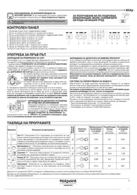 Notice HOTPOINT H2F HL626 X Lave-vaisselle
