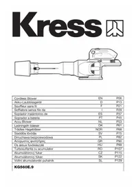 Notice KRESS KG560E.9 Souffleur