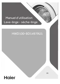 Notice HAIER HWD100-BD14979NU1 Machine à laver