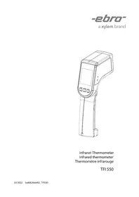 Notice Ebro TFI 550 Thermomètre