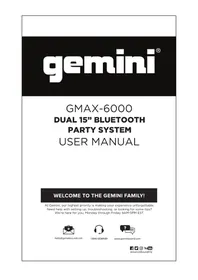 Notice GEMINI GMAX-6000 Altoparlante