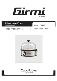 Notice GIRMI CU25 Eierkocher