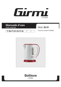 Notice GIRMI BL10 Wasserkocher