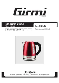 Notice GIRMI BL32 Wasserkocher