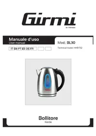 Notice GIRMI BL30 Wasserkocher