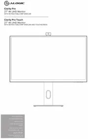 Notice Alogic CLARITY PRO Moniteur