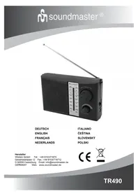 Notice Soundmaster TR490 Radio
