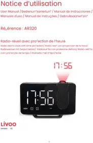 Notice LIVOO AR320 Radio-réveil