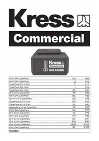 Notice KRESS KAC804 Batterie