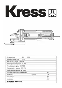 Notice KRESS KUS05P Broyeur