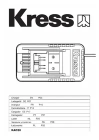 Notice KRESS KAC20 Батарея
