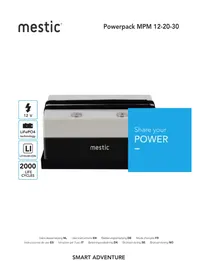 Notice Mestic MPM-20 Batteria portatile