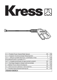 Notice KRESS KG633E.9 Nettoyeur haute pression