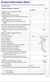 Notice SENCOR SLE 43US700TCS Téléviseur