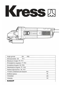 Notice KRESS KUS20P Broyeur