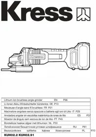 Notice KRESS KUH02.2 Broyeur