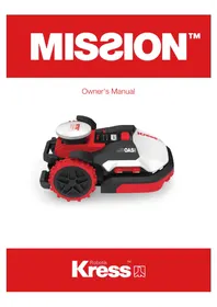 Notice KRESS MISSION KR173E Tondeuse à gazon