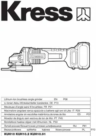Notice KRESS KUH10.2 Broyeur