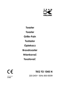 Notice KALORIK TKG TO 1045 N Topinkovač