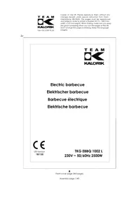 Notice KALORIK TKG EBBQ 1002 L Grillplaat