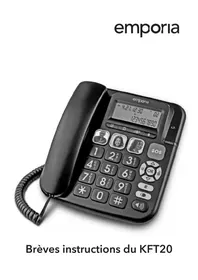Notice EMPORIA KFT20 Téléphone