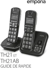 Notice EMPORIA TH21 Téléphone