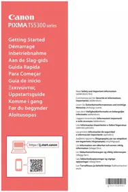 Notice CANON PIXMA TS5351A Skriver