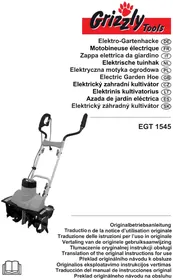Notice Grizzly EGT 1545 Cultivateur