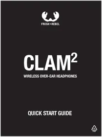 Notice FRESH N REBEL CLAM 2 DEEP MAUVE Ecouteur