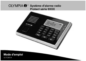 Notice OLYMPIA PROTECT 9063 Système d'alarme