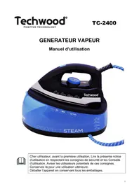 Notice TECHWOOD TC-3535 Nettoyeur à vapeur