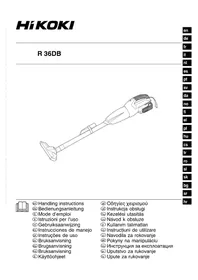 Notice HiKOKI R36DB Aspirateur