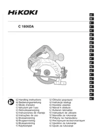 Notice HiKOKI C1806DA Fierăstrău