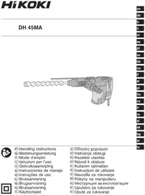 Notice HiKOKI DH45MA Ciocan