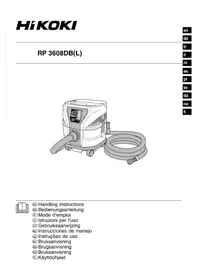 Notice HiKOKI RP3608DB Aspirateur