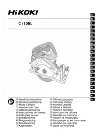 Notice HiKOKI C18DBL Fierăstrău