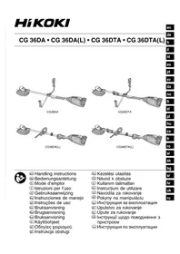 Notice HiKOKI CG36DA Tăietor de iarbă