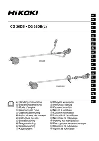 Notice HiKOKI CG36DB Tăietor de iarbă