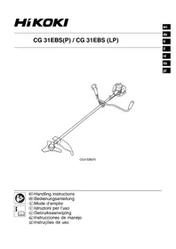 Notice HiKOKI CG31EBS Lawn mower