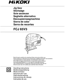 Notice HiKOKI FCJ65V3 Säge