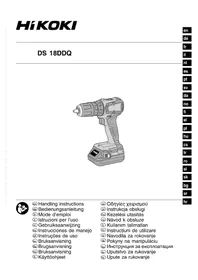 Notice HiKOKI DS18DDQ Bormașină