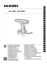Notice HiKOKI DS14DFL Bormașină